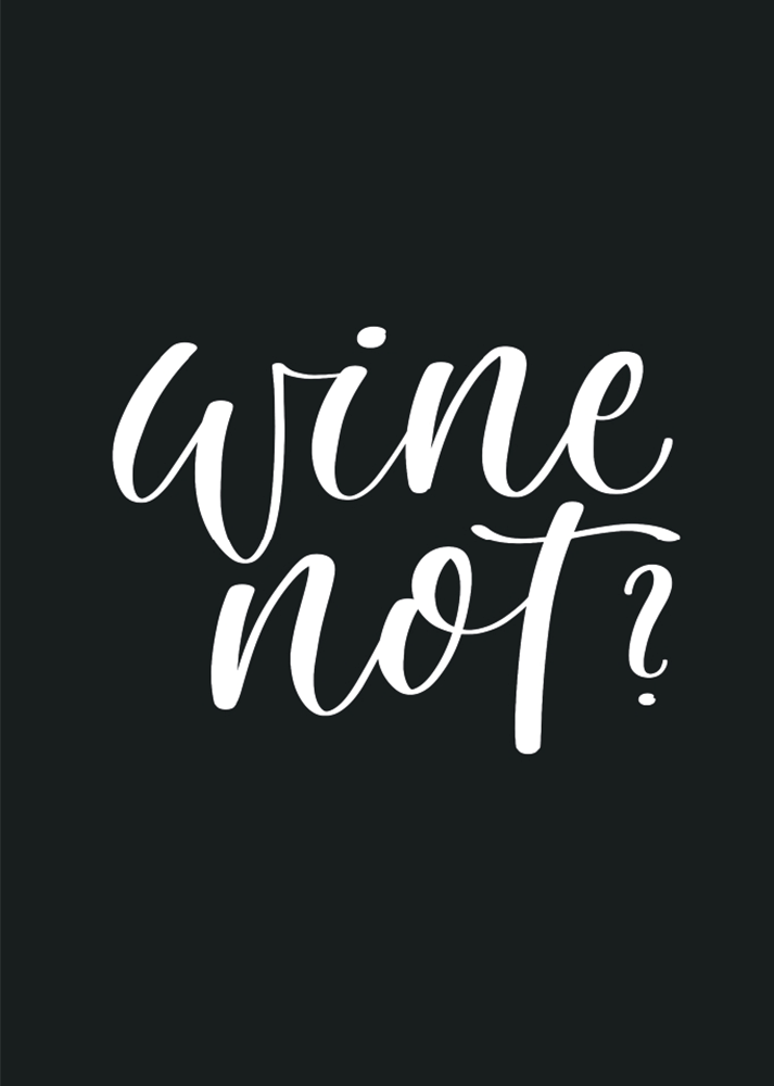 Grußkarte Winenot?