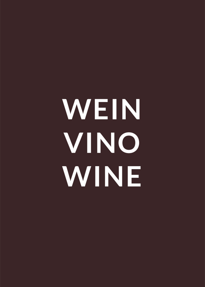 Grußkarte Wein I Vino I Wine
