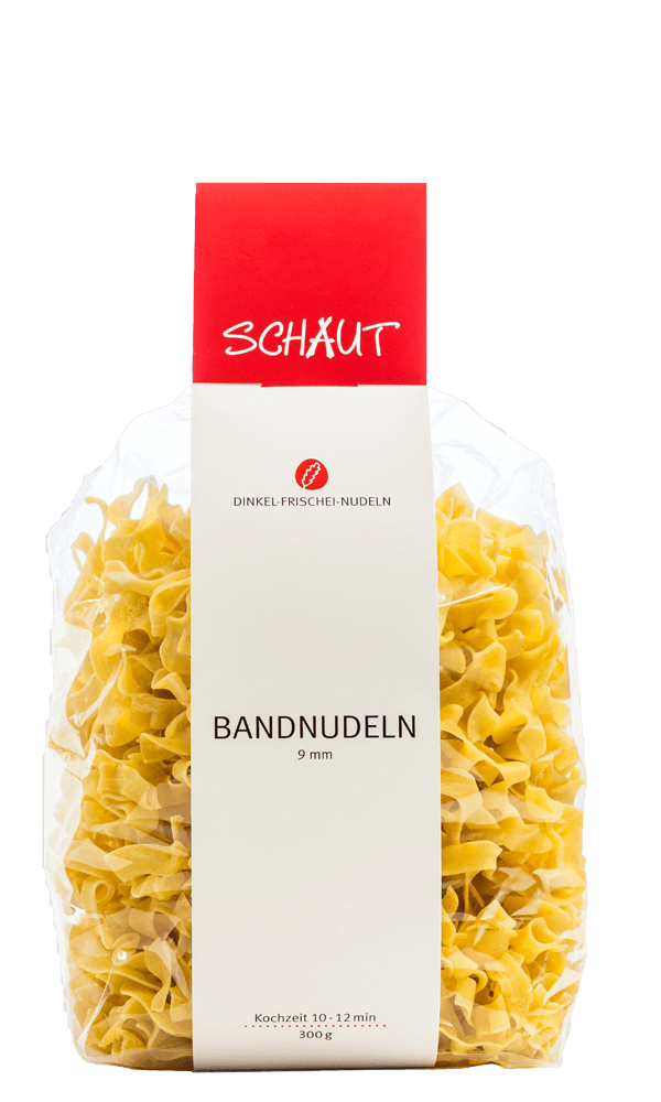 Bandnudeln Dinkel I 9 mm