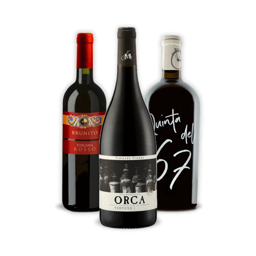 International Rotwein Power 3er