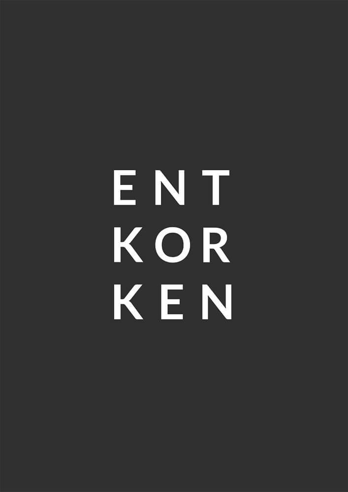 Grußkarte Entkorken